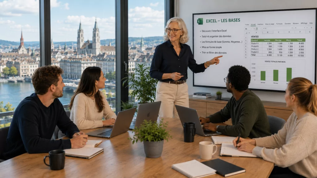 Formation MS Excel Intermdediare Geneve Vaud Suisse