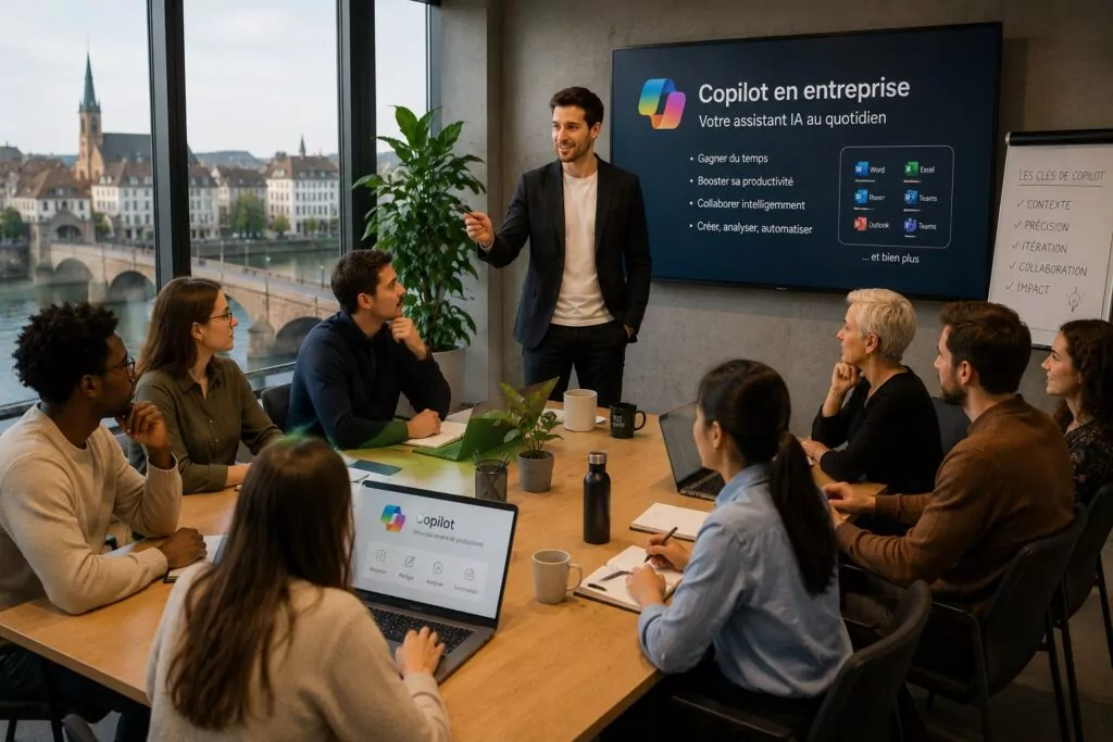 formation copilot ia Geneve Vaud Fribourg