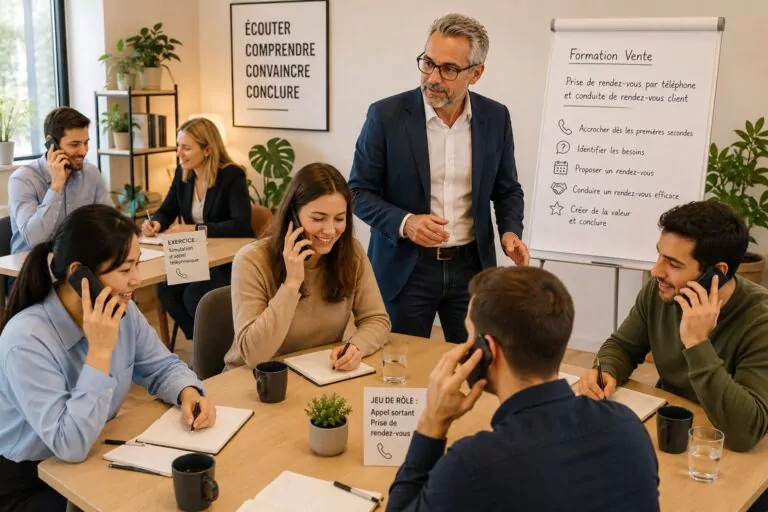 Prospection commerciale et techniques de rendez-vous clients