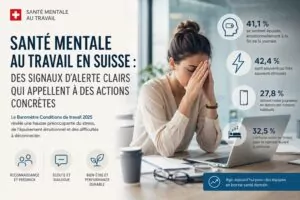 Santé mentale au travail en Suisse : des signaux d’alerte clairs qui appellent à des actions concrètes
