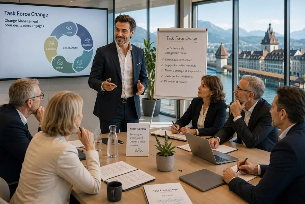 Task Force Change formation Changement Suisse Geneve Vaud Neuchatel